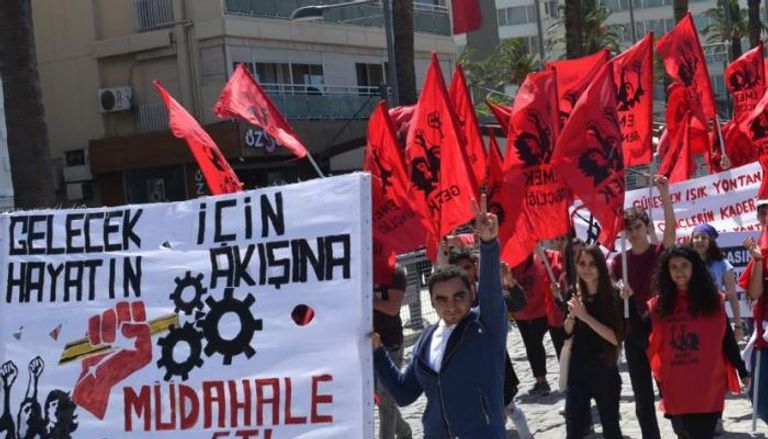 الاحتجاجات الشبابية للمطالبة بوظائف في تركيا