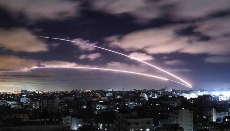 صواريخ من قطاع غزة 