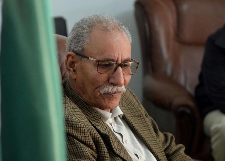 زعيم جبهة البوليساريو إبراهيم غالي