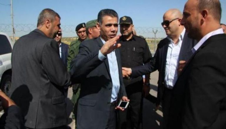 وفد أمني مصري في زيارة سابقة لغزة 