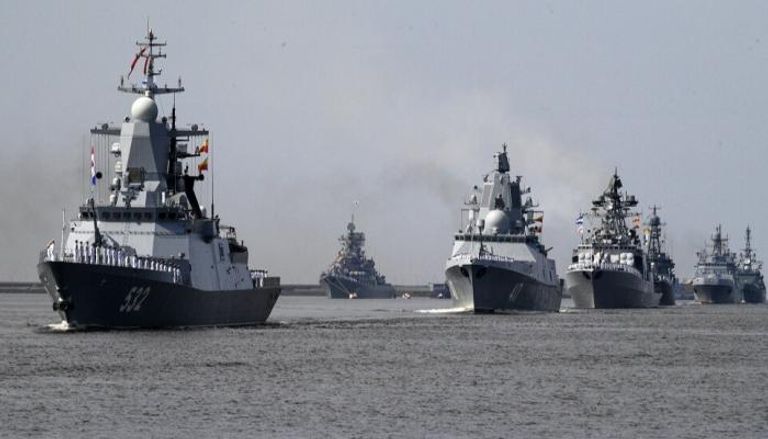 جانب من الأسطول الروسي 