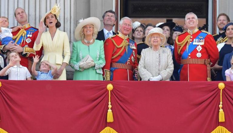 العائلة المالكة البريطانية في إحدى المناسبات الرسمية