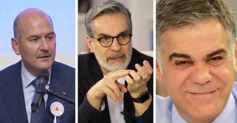 سليمان وهادي أوزإيشيق ووزير الداخلية زعيم المافيا التركية سادات بكر بين رجاله