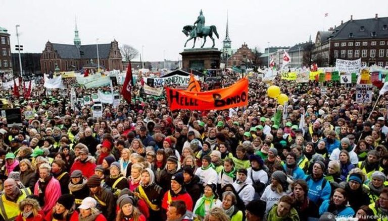 تظاهرات سابقة في الدنمارك