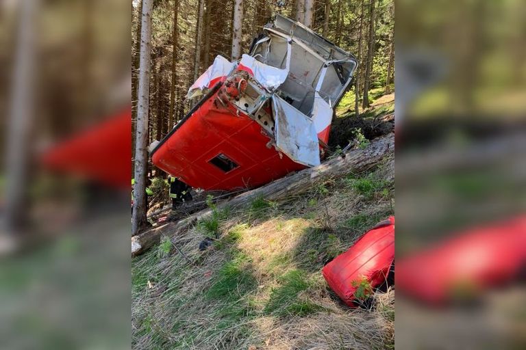 حادث تلفريك في إيطاليا