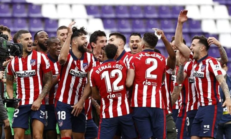 أتلتيكو مدريد بطل الدوري الإسباني أتلتيكو مدريد وإنتر ميلان بطلا إسبانيا وإيطاليا
