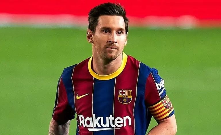 ليونيل ميسي قائد برشلونة