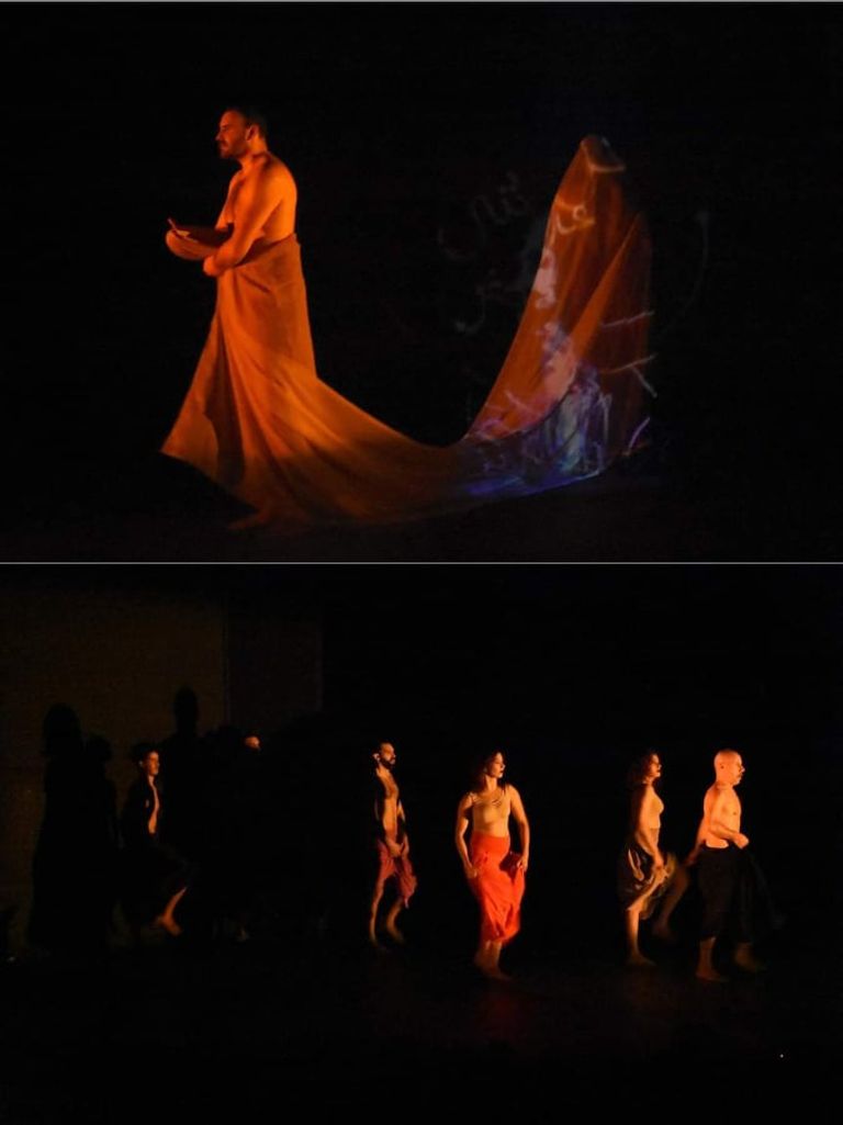 شعار تظاهرة أسبوع المسرح