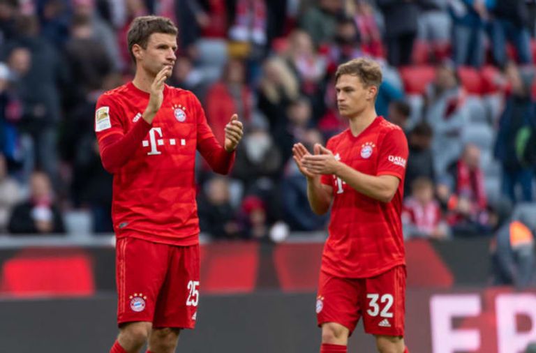 جوشوا كيميتش وتوماس مولر بايرن ميونخ