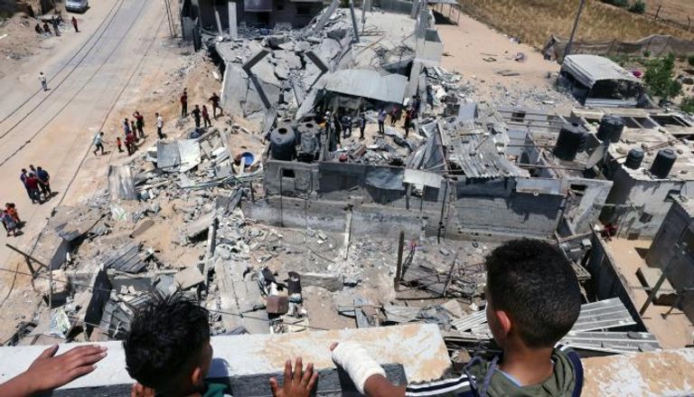 دمار هائل في غزة جراء القصف الإسرائيلي
