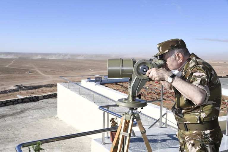 مناورات رعد للجيش الجزائري