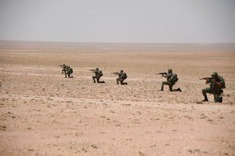 مناورات رعد للجيش الجزائري