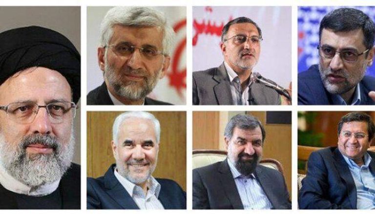 المرشحون السبعة للانتخابات الرئاسية الإيرانية 