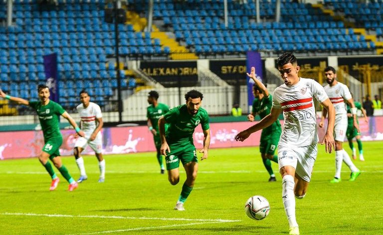 الزمالك ضد المصري