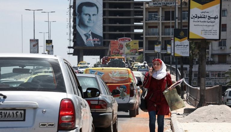 صورة متداولة لتدفق السوريين على مراكز الاقتراع