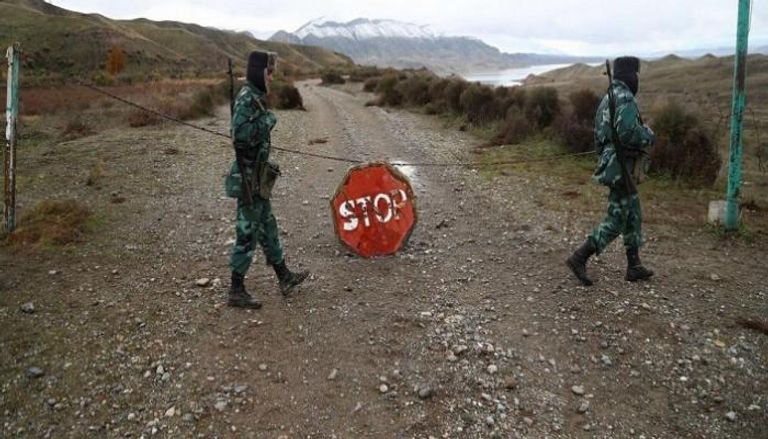 قوات تابعة لحرس الحدود الأذربيجاني