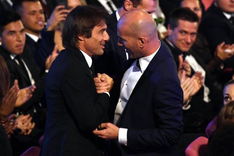 زيدان وكونتي ماوريسيو بوكيتينو