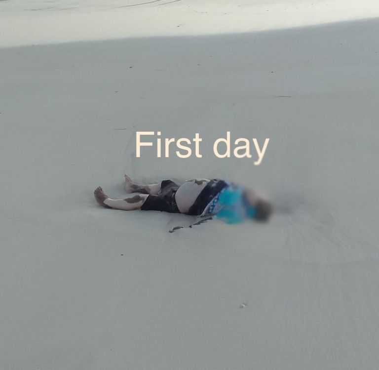 جثة طفل على شاطئ في ليبيا