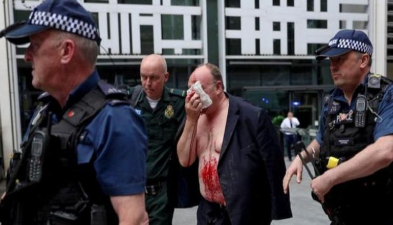 أحد مصابي حادث الطعن في لندن عام 2019 - رويترز