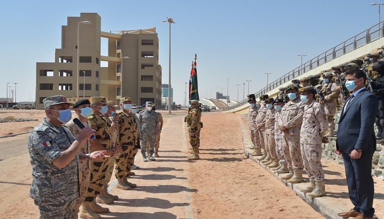 القوات المصرية والإماراتية خلال تمرين