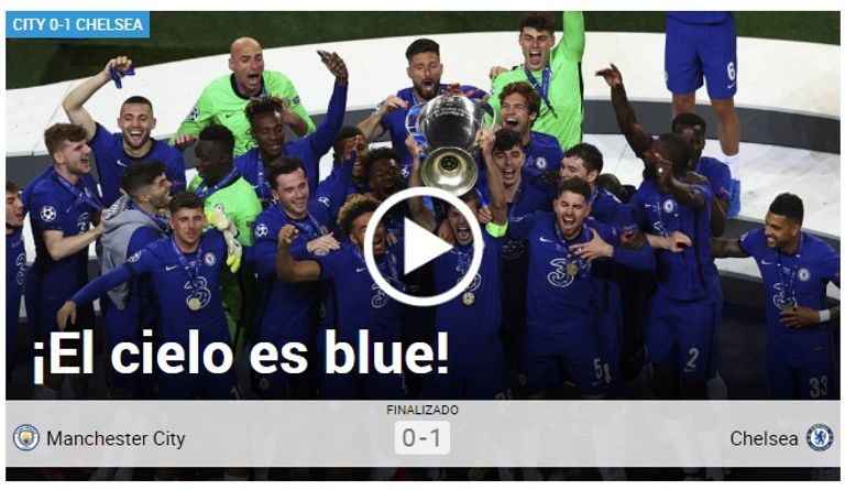 تشيلسي بطل دوري أبطال أوروبا 2021