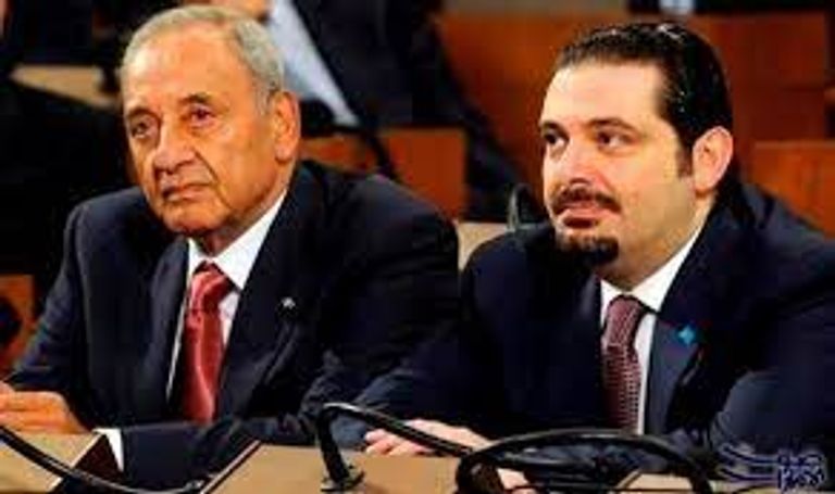 بري والحريري بري بين الحريري وعون بمبادرة تسعى لإزالة عراقيل تشكيل الحكومة