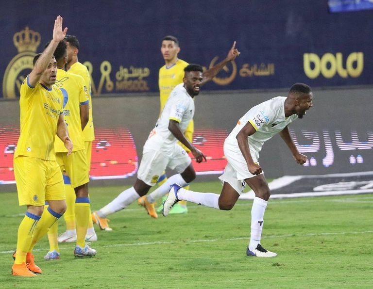 من مواجهة النصر والاتحاد في الدوري السعودي