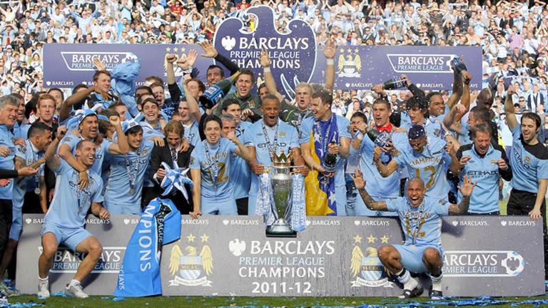 مانشستر سيتي بطل الدوري الإنجليزي موسم 2011-2012 مانشستر سيتي