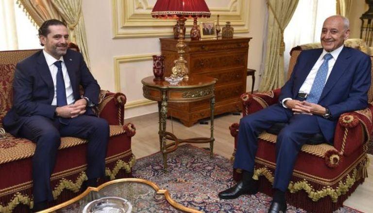 اللقاء الذي جمع رئيس البرلمان نبيه بري ورئيس الحكومة المكلف سعد الحريري