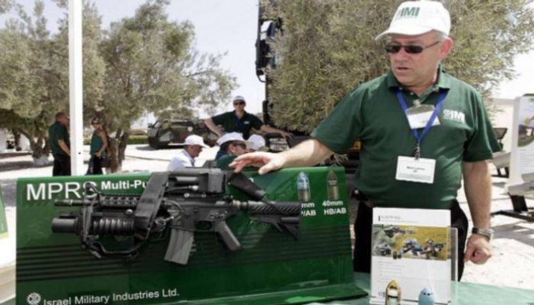 أحد الأسلحة الإسرائيلية في معرض