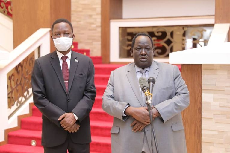 جانب من لقاء شمس الدين كباشي وسلفاكير ميارديت