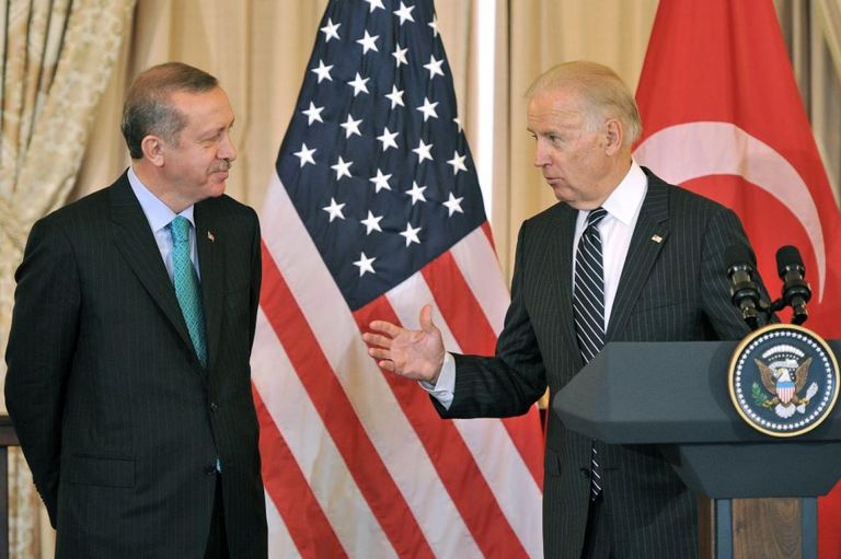 لقاس سابق بين أردوغان وبايدن لقاء سابق بين بايدن وأردوغان