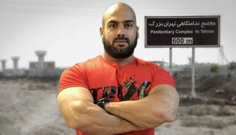 خالد بير زاده مدرب كمال الأجسام والناشط بمحافظة خوزستان جنوبي إيران
