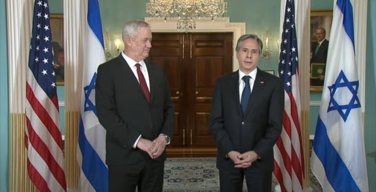 جانتس ومستشار الأمن القومي الأمريكي جيك سوليفان