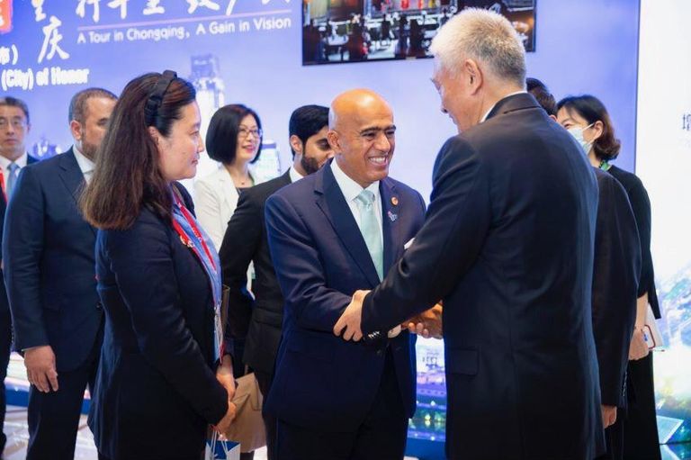 جانب من المنتدى جانب من كلمة الدكتور سلطان الجابر في المنتدى