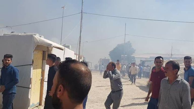 المخيم يضم أربعة آلاف خيمة