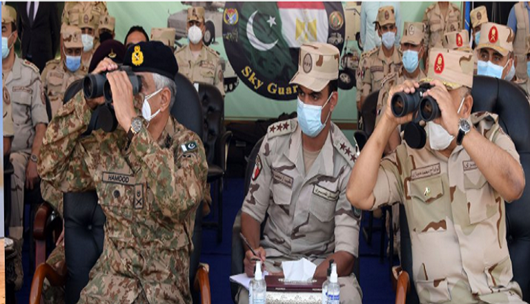 جانب من التدريبات المصرية الباكستانية