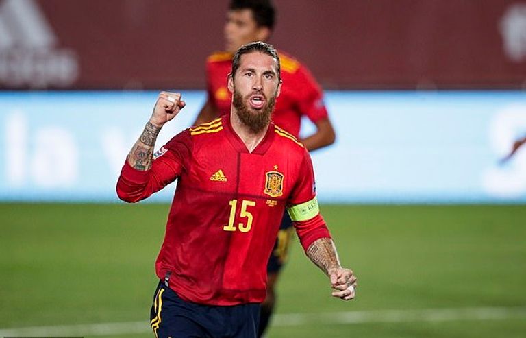 راموس قائد منتخب إسبانيا يغيب عن يورو 2020 سيرجيو راموس قائد إسبانيا الغائب ومدربه إنريكي