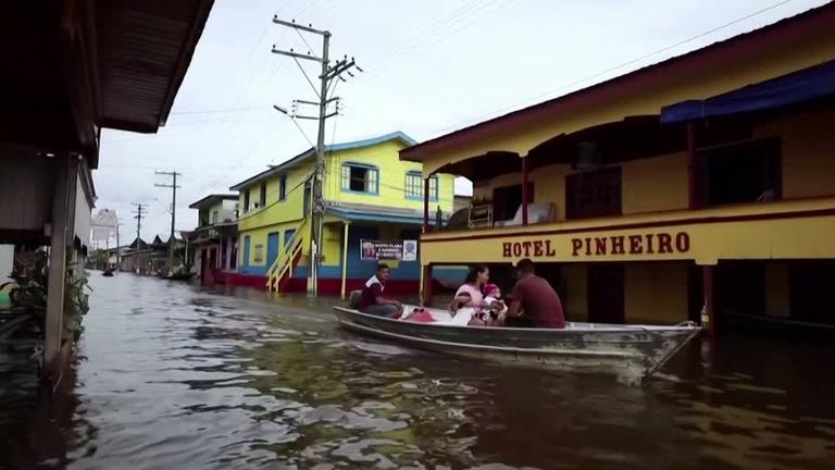 فيضانات غير مسبوقة تجتاح منطقة الأمازون في البرازيل