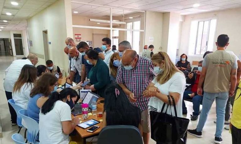 جانب من فعاليات "ماراثون فايزر" في لبنان