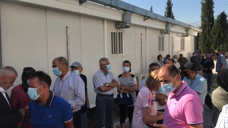 جانب من فعاليات "ماراثون فايزر" في لبنان