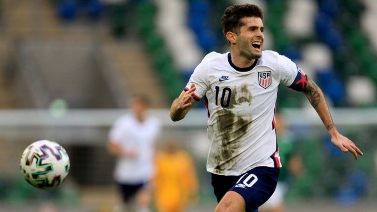 كريستيان بوليسيتش نجم نشيلسي ومنتخب الولايات المتحدة الأمريكية منتخب أمريكا