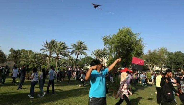 مهرجان للطائرات الورقية وسط بغداد