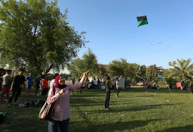 مهرجان للطائرات الورقية وسط بغداد