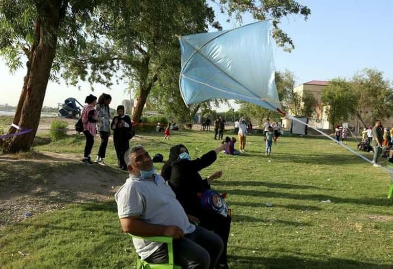 مهرجان للطائرات الورقية وسط بغداد