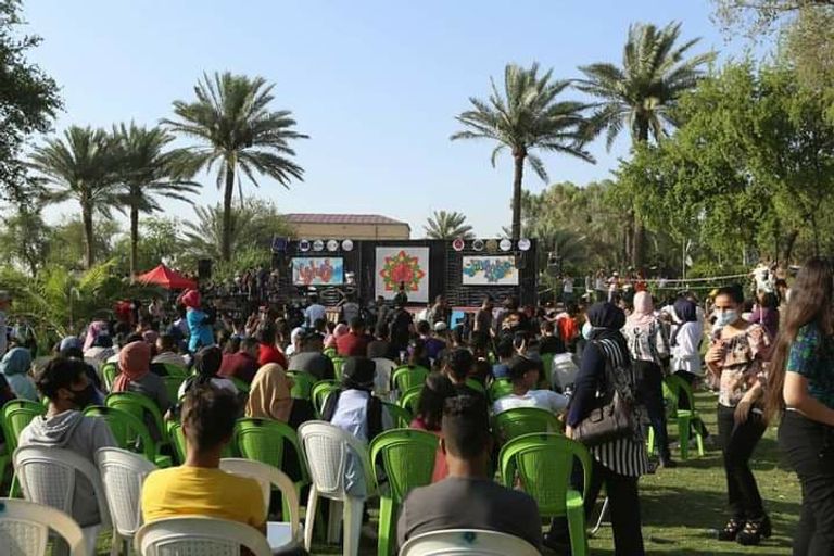 مهرجان للطائرات الورقية وسط بغداد