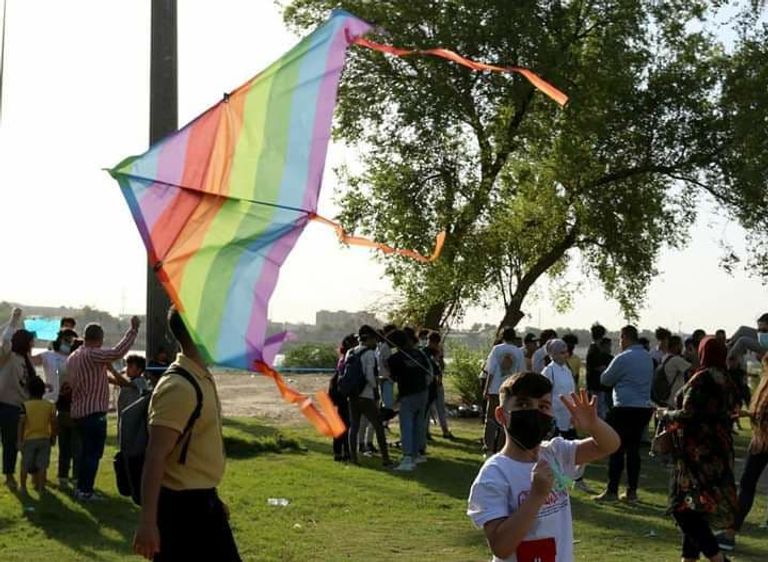 مهرجان للطائرات الورقية وسط بغداد