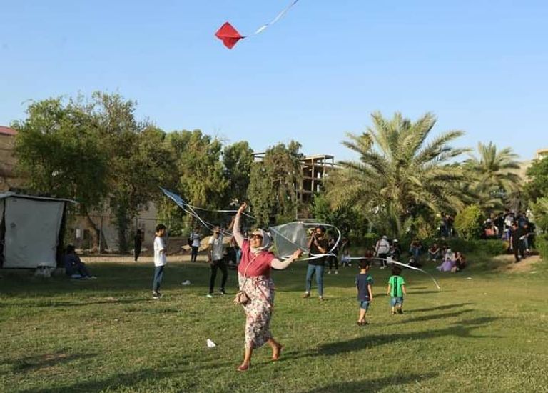 مهرجان للطائرات الورقية وسط بغداد