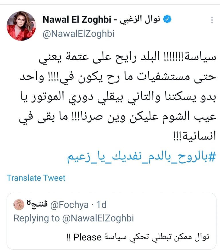 الفنانة نوال الزغبي