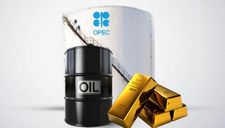 تراجع أسعار النفط والذهب